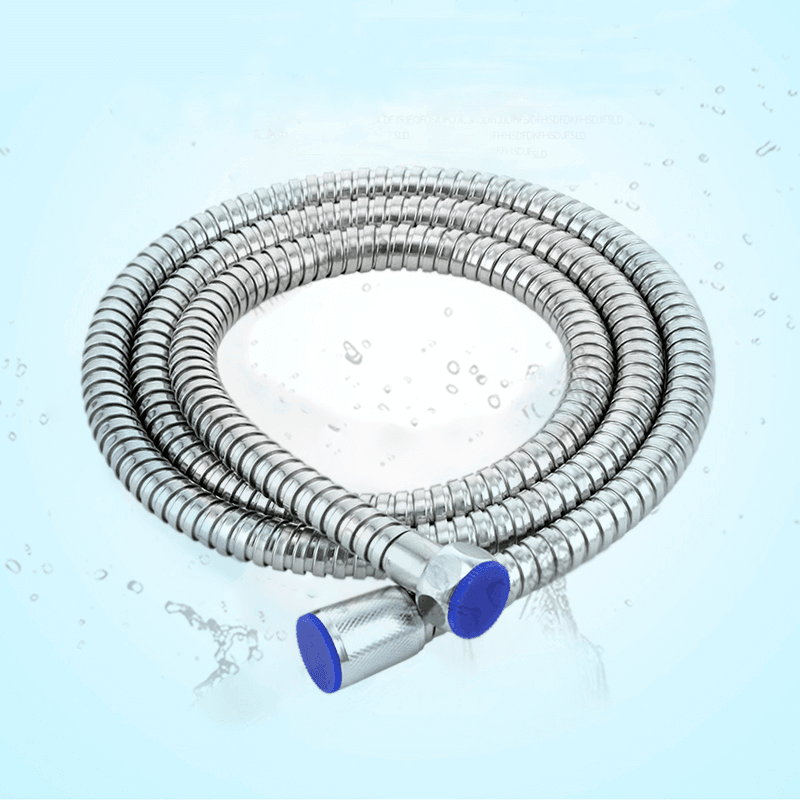 Mangueira Chuveiro 1,5m Aço Inox SAE 304 + Suporte | Hydro Shower Jet