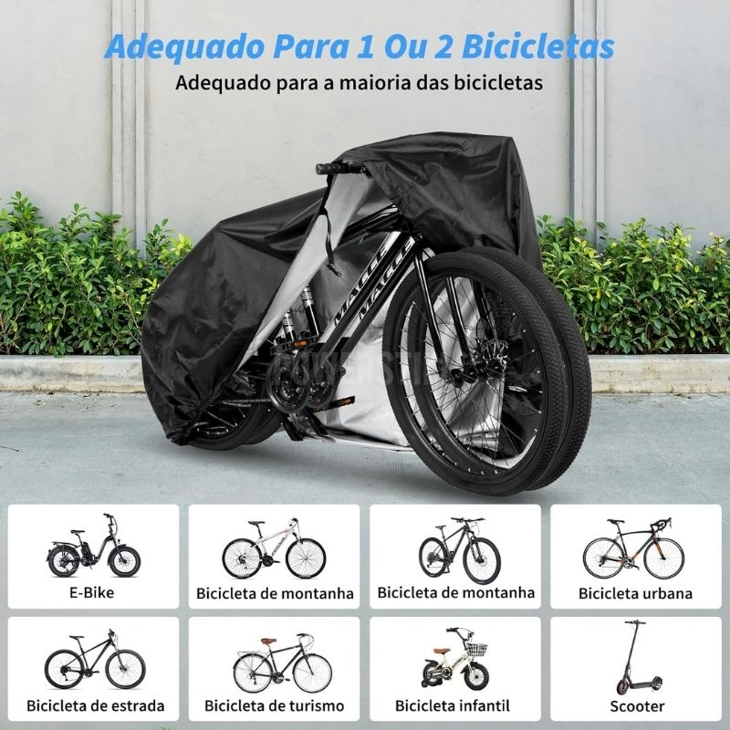 Capa para Bicicleta Impermeável com Proteção Uv - Tamanho Universal