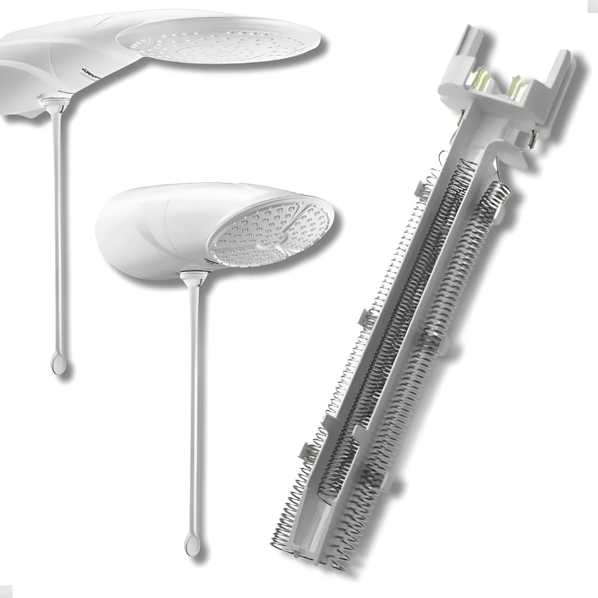 Resistência Chuveiro Advanced Top Jet Lorenzetti 7500w 220v Branco Escovado