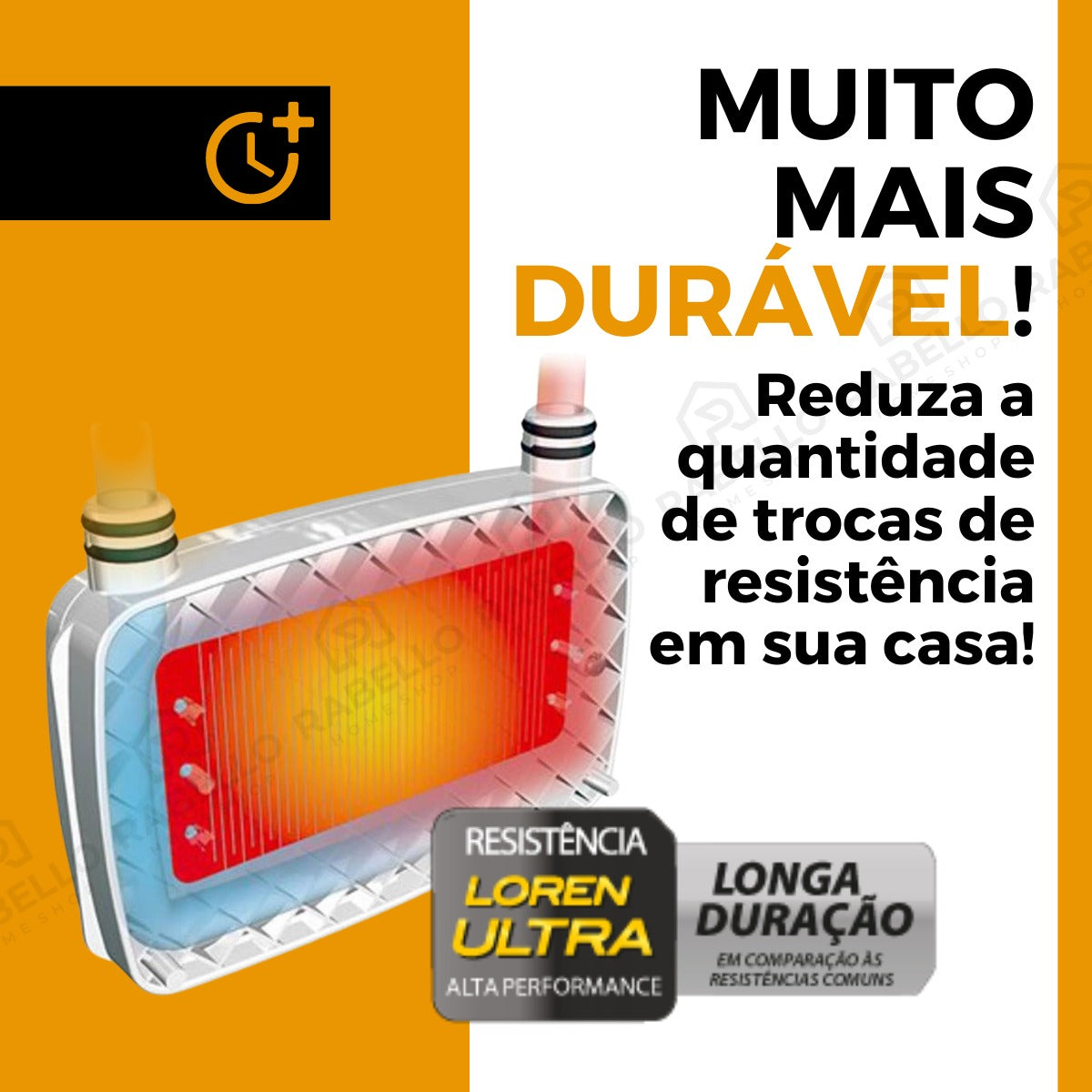 Resistência Chuveiro Acqua Duo Ultra Lorenzetti 220v 7800w Branco