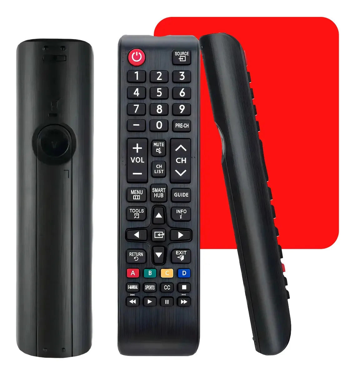 Controle Remoto Universal Compatível TV Samsung Smart Hub Alta Qualidade Pronto Para Uso Alcance Longo Resistente Durável Ideal Para Smart TV Led Lcd Plasma Funções Completo