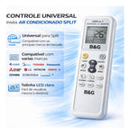 Controle Remoto Universal Para Ar Condicionado Tipo Split
