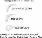 Resistência Duo Shower Quadra Futura 220v 7500w Lorenzetti