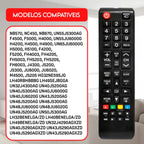 Controle Remoto Universal Compatível TV Samsung Smart Hub Alta Qualidade Pronto Para Uso Alcance Longo Resistente Durável Ideal Para Smart TV Led Lcd Plasma Funções Completo