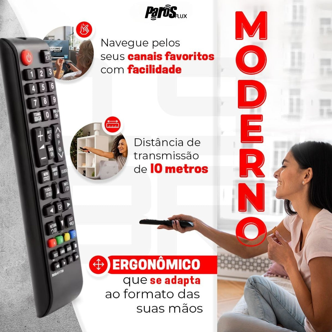 Controle Remoto Para Tv Samsung Smart Hub Universal