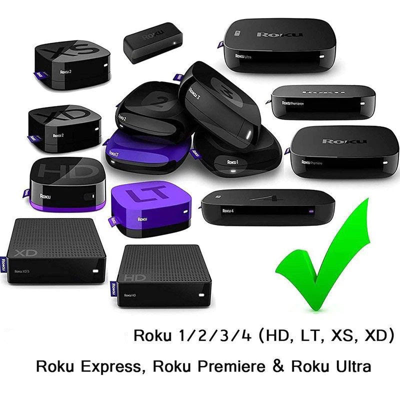 Controle Remoto Para Roku Express 3930mx 3930r 3910x 3930br Preto