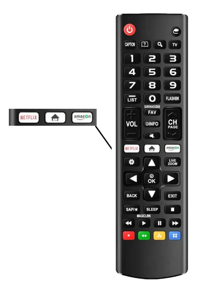 Controle Remoto Para Tv LG Smart 32 43 49 50 55 65 70