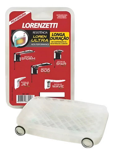 Resistência Chuveiro Acqua Duo Ultra Lorenzetti 127/220v