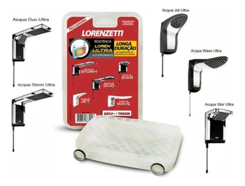 Resistência Chuveiro Acqua Duo Ultra Lorenzetti 127/220v