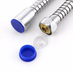 Mangueira Chuveiro 1,5m Aço Inox SAE 304 + Suporte | Hydro Shower Jet